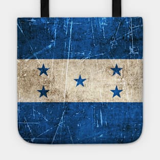 Vintage Aged and Scratched Honduras Flag Tote