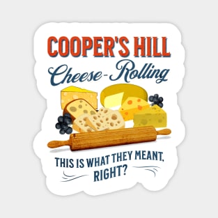 Cooper's Hill Cheese Rolling Magnet