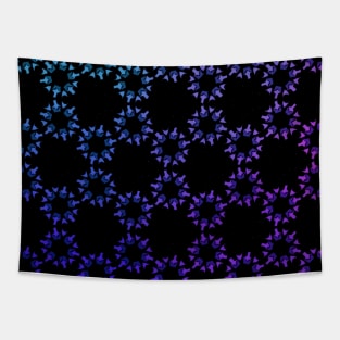 Ombre Hippie Tie Dye Daisies Floral Tapestry