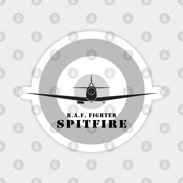 Supermarine Spitfire is a British fighter aircraft Magnet by Jose Luiz Filho