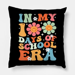 In My 100 Days of School Era Teacher Kids 100 Days of School Pillow