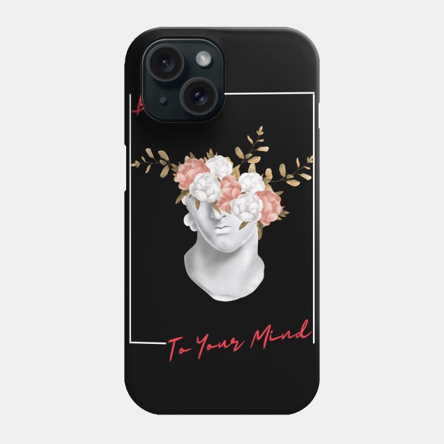 Be Kind To Your Mind Phone Case by SimSang