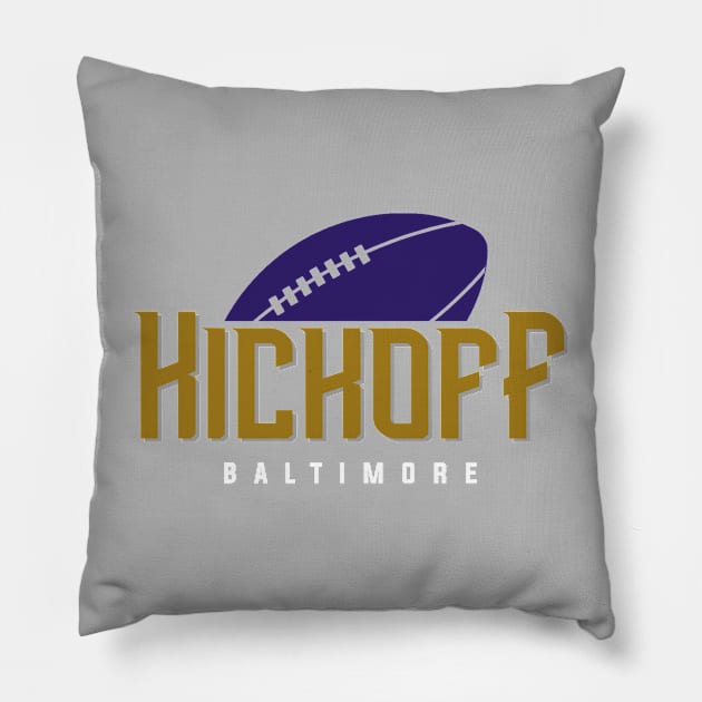 Baltimore Football Team Pillow by igzine