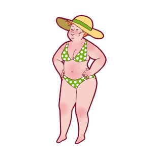 chubby green bikini T-Shirt