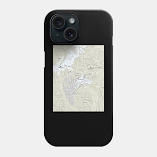 Argentine Altitudes: Aconcagua Contour Lines Phone Case