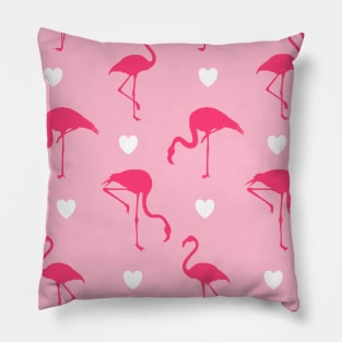 Flamingo Pattern Pillow