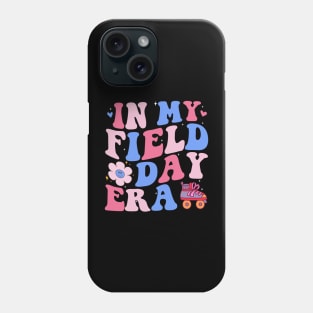 In My Field Trip Era Retro Groovy Teacher Field Day 2024 Phone Case