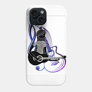 Guitar girl Phone Case