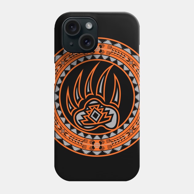 Bear Spirit (Orange) Phone Case by melvinwareagle