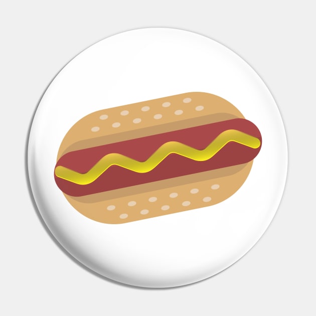 Hotdog Pin by HelenDesigns