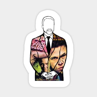 David Fincher (Fight Club) Portrait Magnet