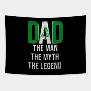 Niuean Dad The Man The Myth The Legend - Gift for Niuean Dad With Roots From Niuean Tapestry