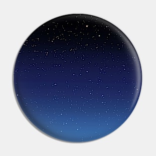 Night sky Pin