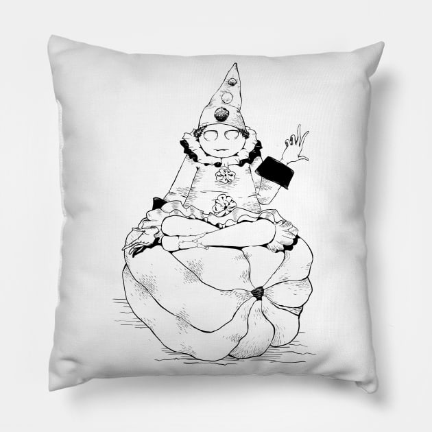 Clown Pillow by Cory_illustrates