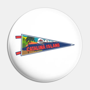 Catalina Island Pennant Pin