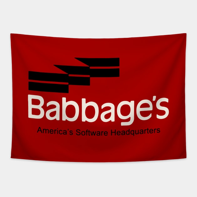 Babbage's - America's Software Headquarters Tapestry by Turboglyde