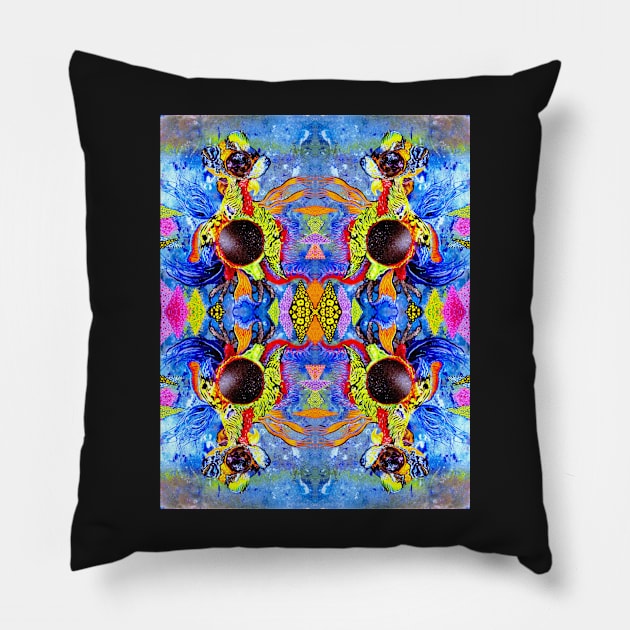 Ocean Ghosts fig C PATTERN Pillow by Jacob Wayne Bryner 