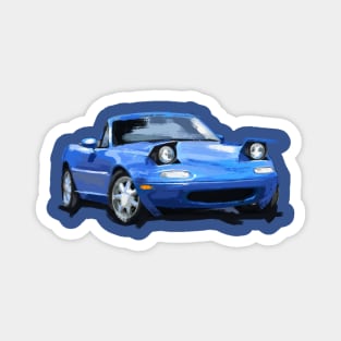 Mazda Miata blue Magnet