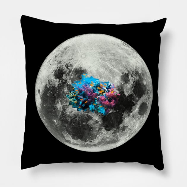 Moon View Pillow by SheckMastaFlex