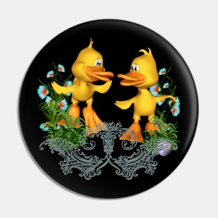 Cute little ducks Pin