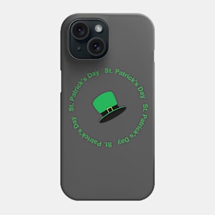 Green hat to celebrate saint patrick's day Phone Case