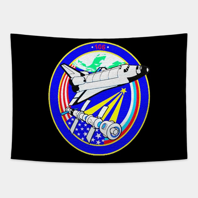Black Panther Art - NASA Space Badge 60 Tapestry by The Black Panther