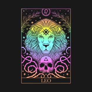 Zodiac sign tarot card Leo T-Shirt