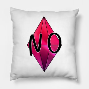 NO. Sims 4 mood plumbob Pillow