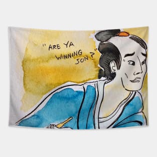 Ukiyo-e meme: Are Ya Winning Son? Tapestry