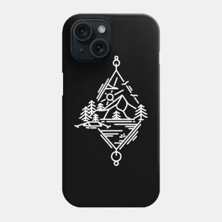 Diamond Adventure - White Phone Case
