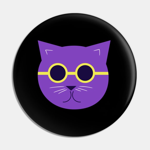 Cat in glasses Pin by monika27