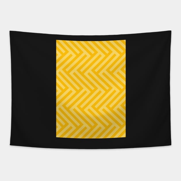 Geometric Pattern - Yellows Tapestry by Blue-Banana