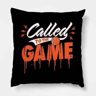 Called To The Game Typography Pillow