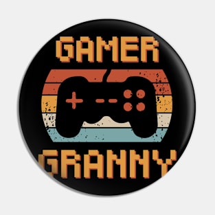 Gamer Granny Pin