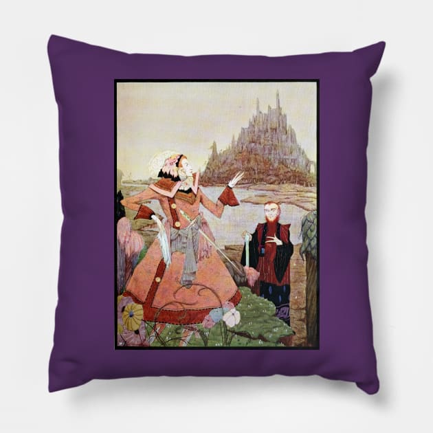 Sleeping Beauty - Harry Clarke Pillow by forgottenbeauty