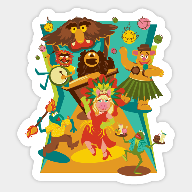 Mayhem at the Mai-Kai - Tiki - Sticker