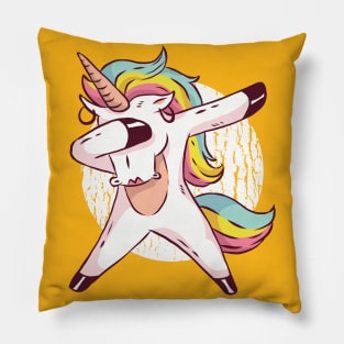 Funny Dabbing Unicorn Cute Gift For Girls Pillow