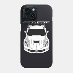 Corvette C7 - White Phone Case