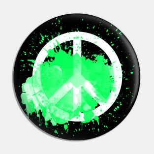 Peace of a Rainbow - Lime Pin