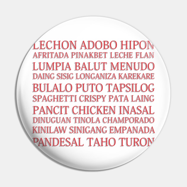 Pinoy food of the Philippines Pin by Estudio3e