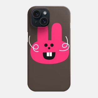 Bunny face character expression Phone Case