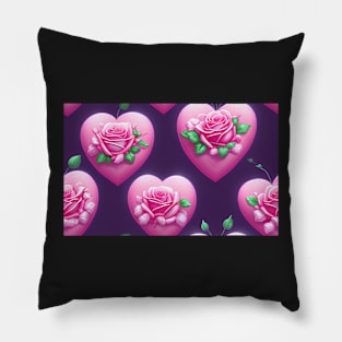 Seamless Valentine's Day Patterns XIV Pillow