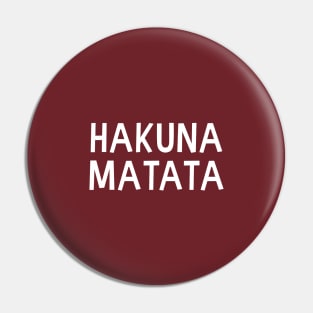 Hakuna Matata Pin