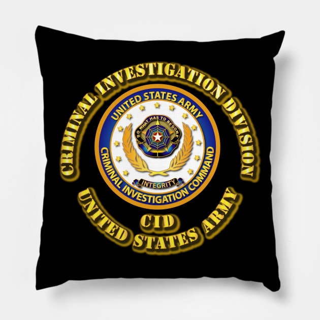 Army - Criminal Investigation Division Pillow by twix123844