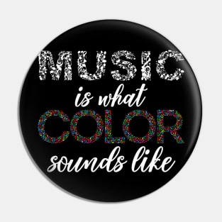 Music is what Color sounds like Pin