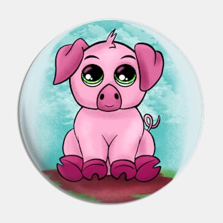 Pink piggy Pin