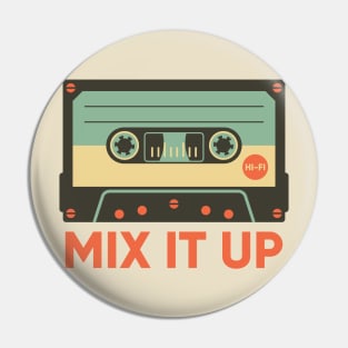 Retro Cassette Tape Pin