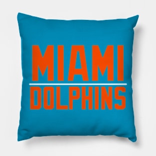 Miami Dolphins Small Logo Pillow