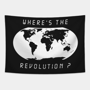 Wheres the revolution Tapestry