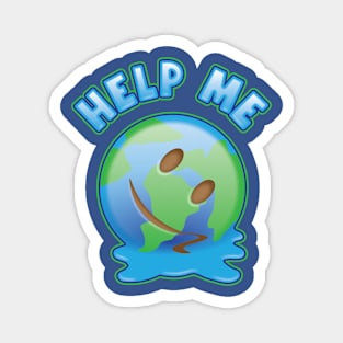 Help the Earth from melting Magnet